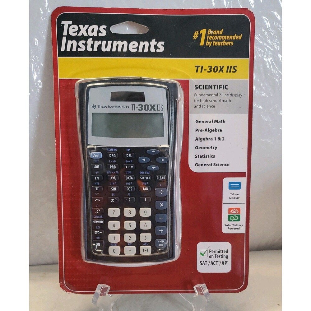 Texas Instruments TI-30XIIS Scientific Calculator New Sealed SAT ACT AP School